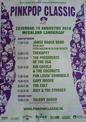 pusa at pinkpop classic festival 2010 - flyer