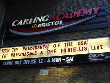 billboard advert for pusa at bristol academy